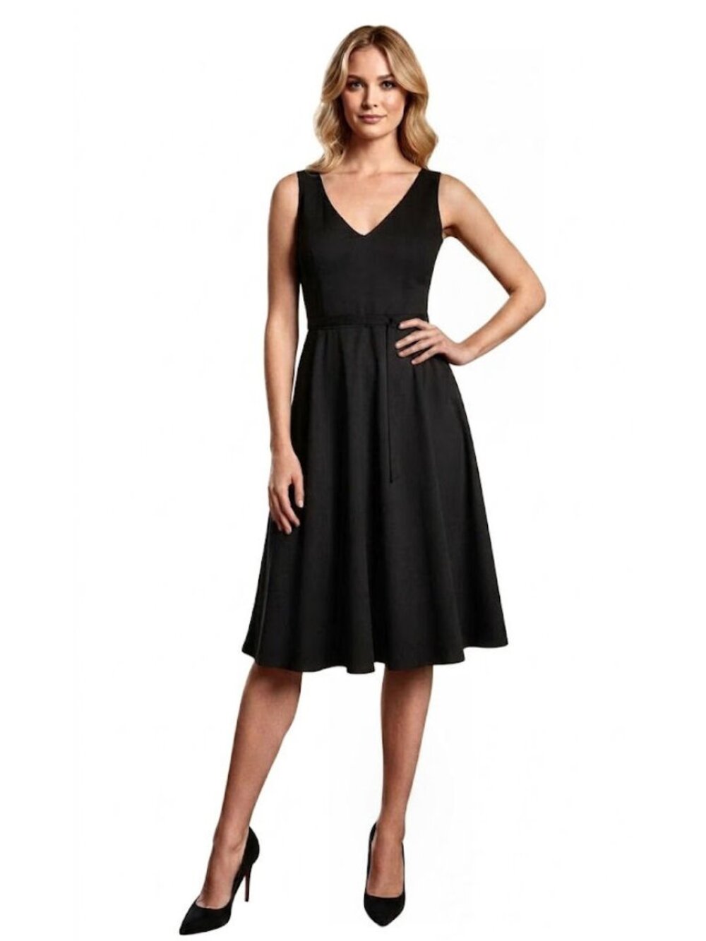 Marc Jacobs Sleeveless Faille Dress, Black, Womens Size US 6
